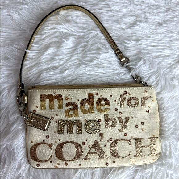 COACH Limited Edition Poppy Made for Me by Coach Wristlet - Picture 1 of 7